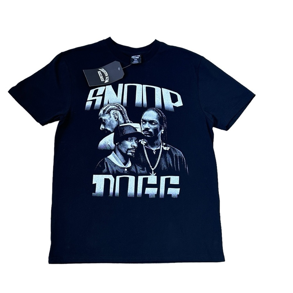 NWT Death Row Records Snoop Dogg Portrait Tee in Black